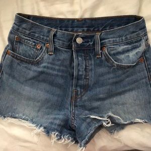 Levi Wedgie Fit Denim Shorts